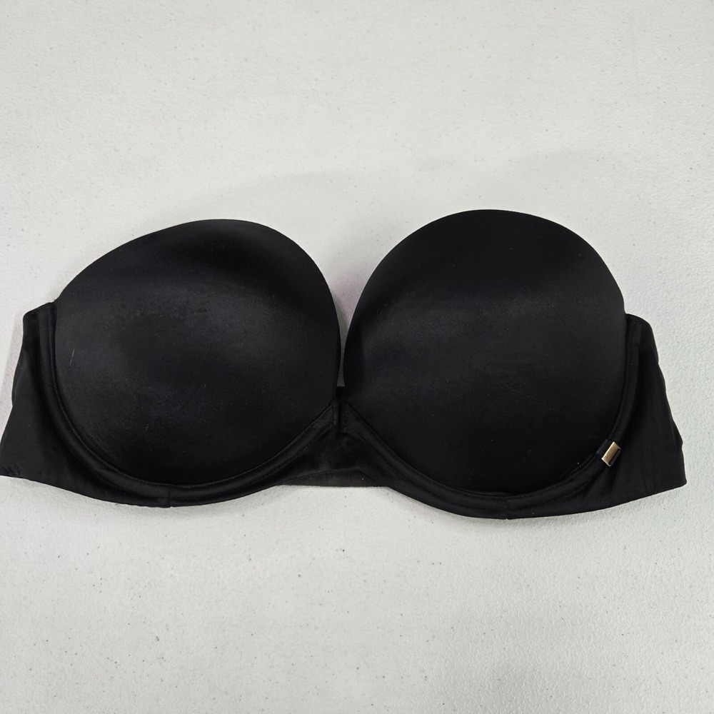 Victoria's Secret Women Bra 34D Black Very Sexy Multiway Underwire NO STRAPS